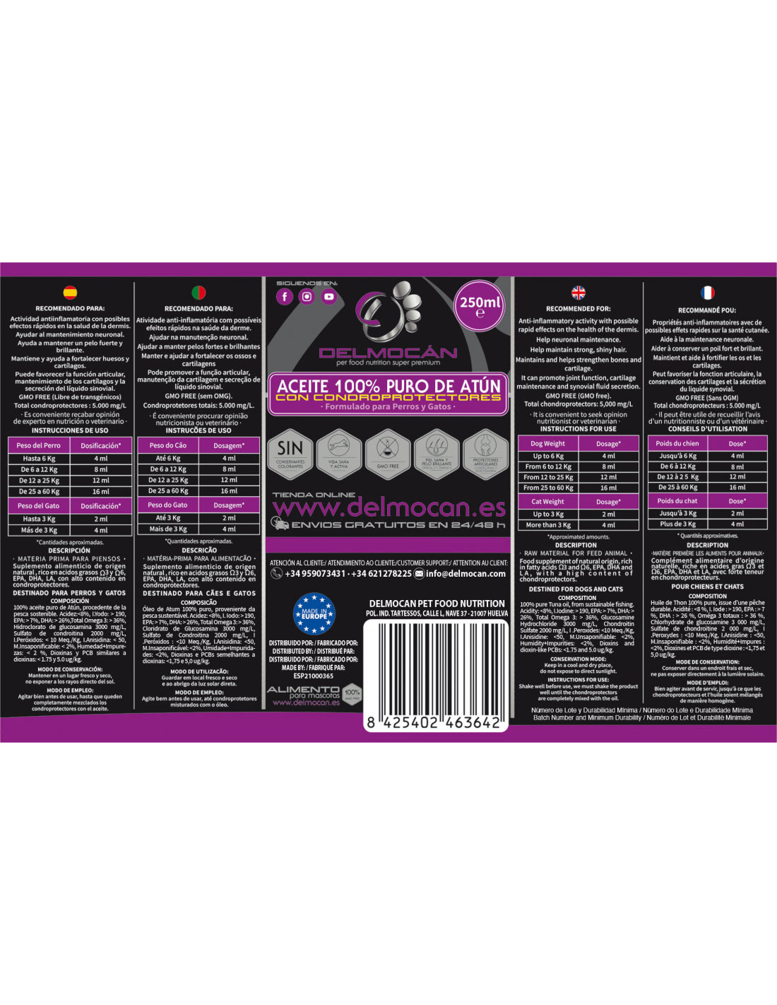 Aceite Atún 250 ML