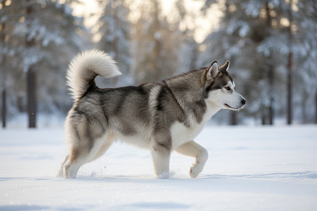 alaskan malamute de otra forma